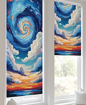 Рулонная штора «Рилварт - 474 - ширина 68 см»