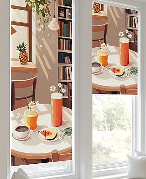 Рулонная штора «Рилварт - 480 - ширина 68 см»