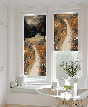 Рулонная штора «Рилварт - 491 - ширина 68 см» | фото 2