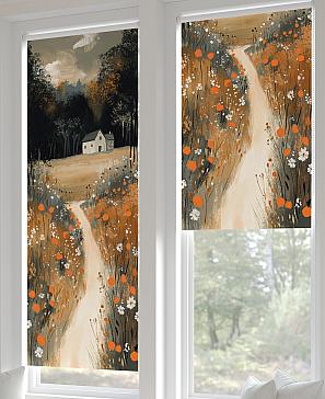 Рулонная штора «Рилварт - 491 - ширина 68 см» | фото 3