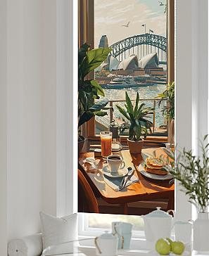 Рулонная штора «Рилварт - 509 - ширина 68 см»