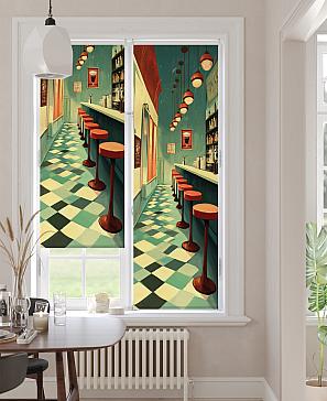 Рулонная штора «Ранфрик - 454  - ширина 47 см» | фото 2