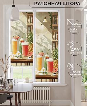 Рулонная штора «Ранфрик - 463  - ширина 47 см» | фото