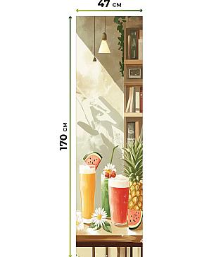 Рулонная штора «Ранфрик - 463 - ширина 47 см»