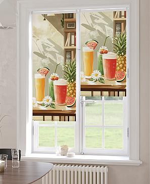 Рулонная штора «Ранфрик - 463 - ширина 47 см»