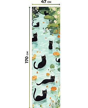 Рулонная штора «Ранфрик - 468 - ширина 47 см»