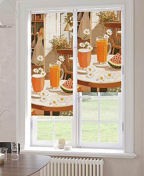 Рулонная штора «Ранфрик - 474 - ширина 47 см»