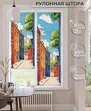 Рулонная штора «Ранфрик - 475  - ширина 47 см» | фото