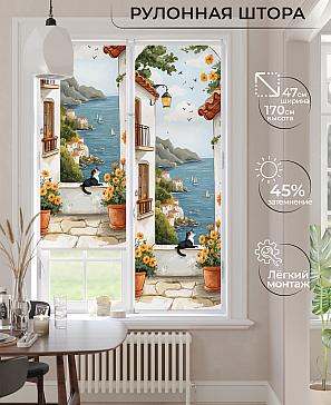 Рулонная штора «Ранфрик - 476  - ширина 47 см» | фото