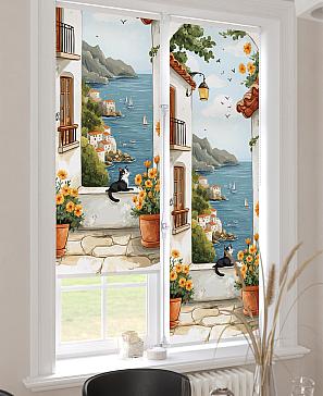 Рулонная штора «Ранфрик - 476 - ширина 47 см»