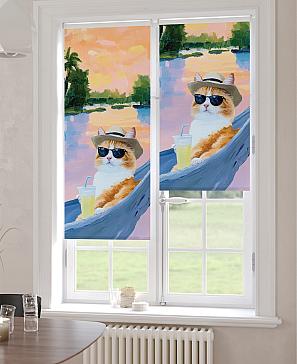 Рулонная штора «Ранфрик - 482 - ширина 47 см»