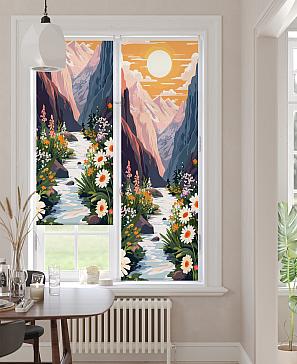 Рулонная штора «Ранфрик - 484  - ширина 47 см» | фото 2