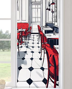 Рулонная штора «Ранфрик - 485  - ширина 47 см» | фото 3