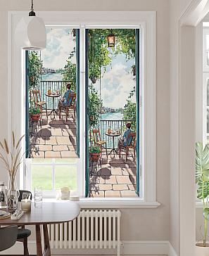 Рулонная штора «Ранфрик - 486  - ширина 47 см» | фото 2