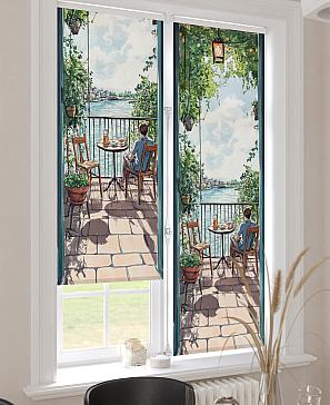 Рулонная штора «Ранфрик - 486 - ширина 47 см»