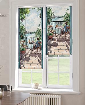 Рулонная штора «Ранфрик - 486 - ширина 47 см»