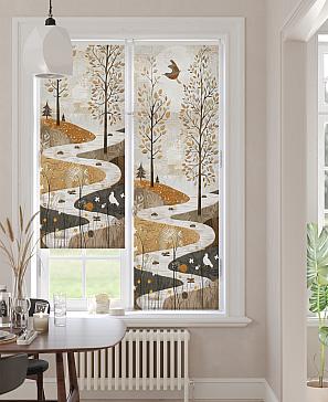 Рулонная штора «Ранфрик - 501  - ширина 47 см» | фото 2