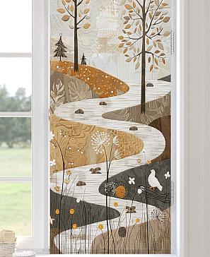 Рулонная штора «Ранфрик - 501  - ширина 47 см» | фото 3