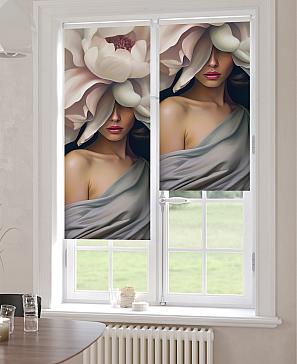 Рулонная штора «Ранфрик - 505 - ширина 47 см»