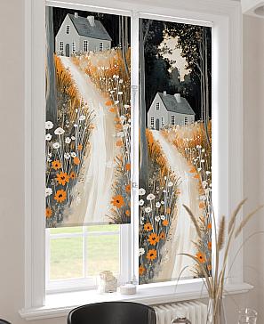 Рулонная штора «Ранфрик - 510 - ширина 47 см»