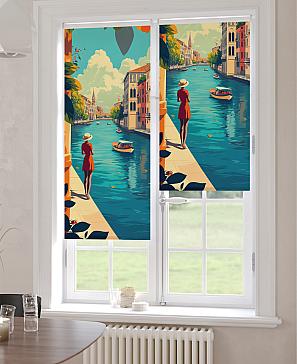 Рулонная штора «Ранфрик - 511 - ширина 47 см»