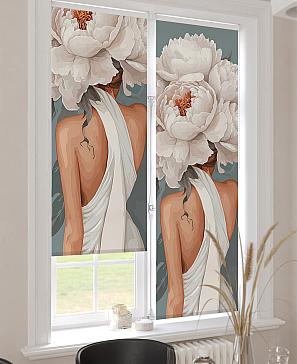 Рулонная штора «Ранфрик - 513 - ширина 47 см»