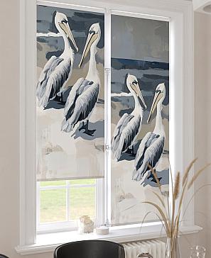 Рулонная штора «Ранфрик - 523 - ширина 47 см»