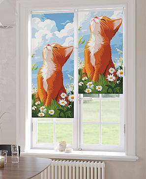 Рулонная штора «Ранфрик - 524 - ширина 47 см»