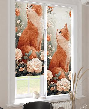 Рулонная штора «Ранфрик - 531 - ширина 47 см»