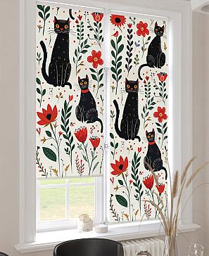 Рулонная штора «Ранфрик - 534 - ширина 47 см»