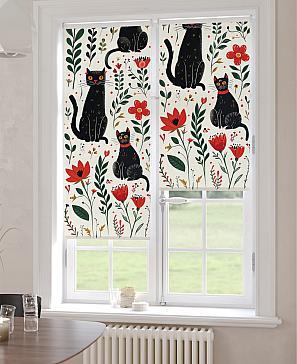 Рулонная штора «Ранфрик - 534 - ширина 47 см»