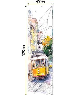 Рулонная штора «Ранфрик - 537 - ширина 47 см»