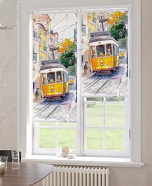 Рулонная штора «Ранфрик - 537 - ширина 47 см»