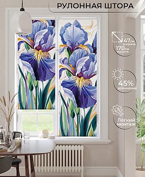 Рулонная штора «Ранфрик - 542  - ширина 47 см» | фото