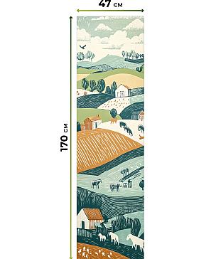 Рулонная штора «Ранфрик - 550 - ширина 47 см»