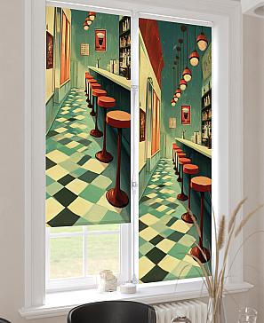 Рулонная штора «Лимкис - 454 - ширина 52 см»