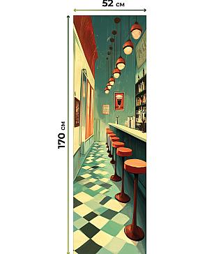 Рулонная штора «Лимкис - 454 - ширина 52 см»