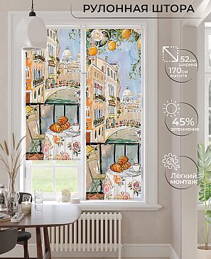 Рулонная штора «Лимкис - 473 - ширина 52 см» | фото