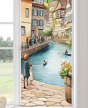 Рулонная штора «Лимкис - 481 - ширина 52 см»