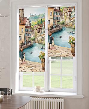 Рулонная штора «Лимкис - 481 - ширина 52 см»