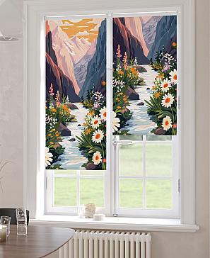 Рулонная штора «Лимкис - 484 - ширина 52 см»