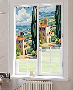 Рулонная штора «Лимкис - 489 - ширина 52 см»