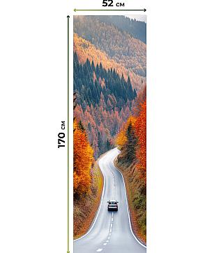 Рулонная штора «Лимкис - 491 - ширина 52 см»