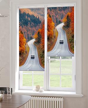 Рулонная штора «Лимкис - 491 - ширина 52 см»