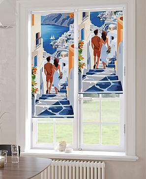 Рулонная штора «Лимкис - 494 - ширина 52 см»