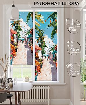 Рулонная штора «Лимкис - 495 - ширина 52 см» | фото