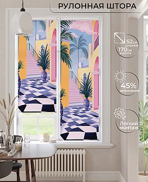 Рулонная штора «Лимкис - 498 - ширина 52 см» | фото