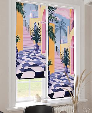 Рулонная штора «Лимкис - 498 - ширина 52 см»