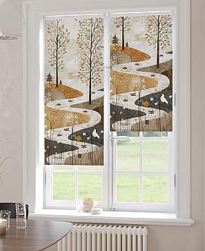 Рулонная штора «Лимкис - 501 - ширина 52 см»