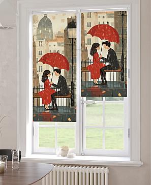 Рулонная штора «Лимкис - 503 - ширина 52 см»